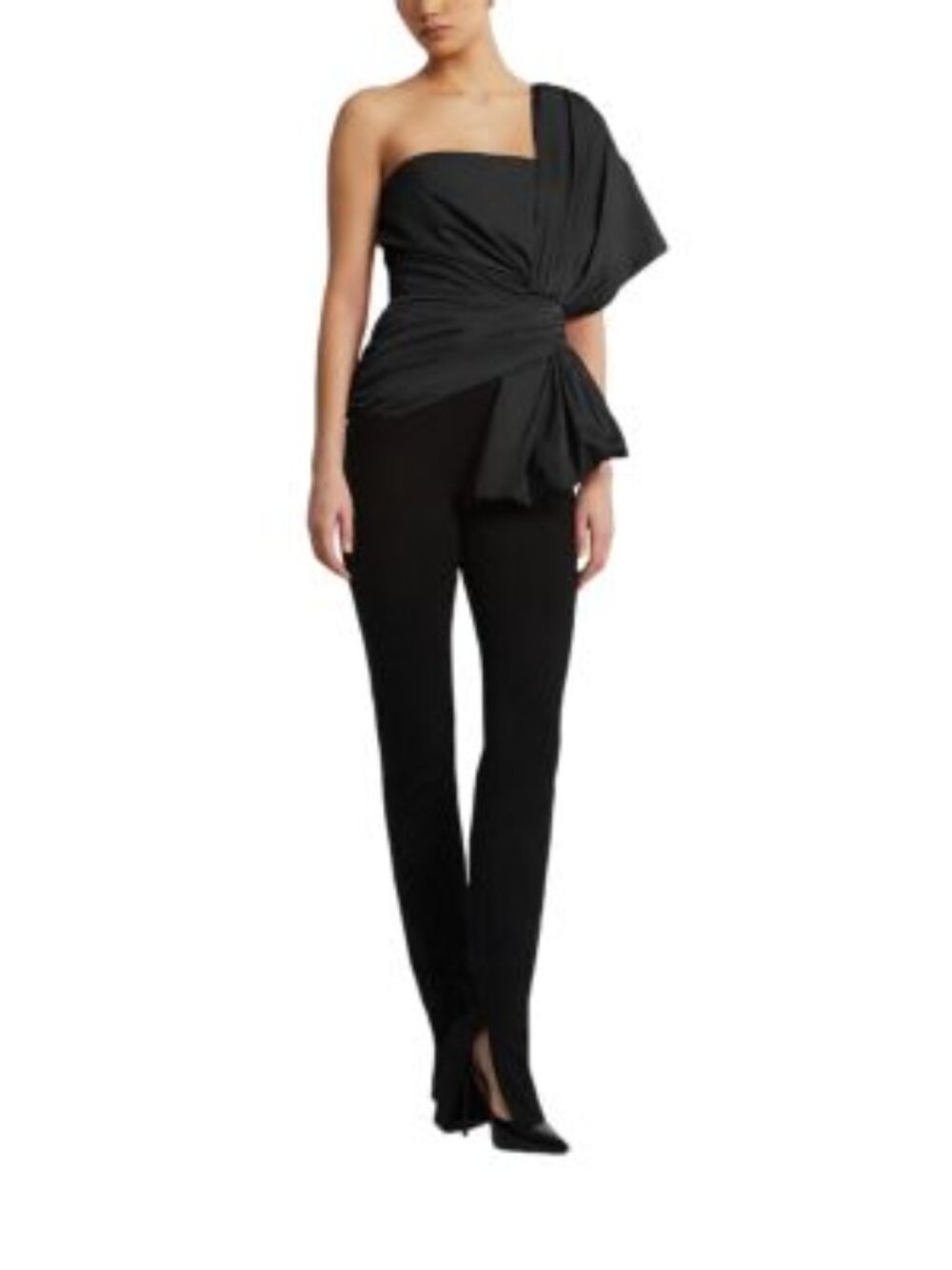 NWT BCBG MAXAZARIA Black Bow Jumpsuit - Picture 6 of 6